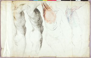 Studia aktów autorstwa Solon H. Borglum