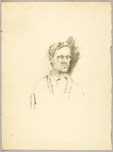 Studium portretu autorstwa Solon H. Borglum