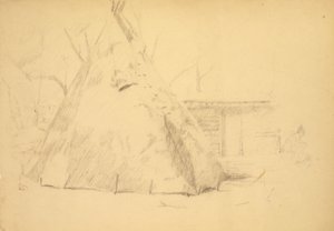 Teepee autorstwa Solon H. Borglum