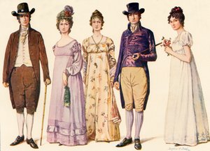Odzież w okresie Republiki pod Waszyngtonem i Adamsem, 1790-1800, 1903, 1937.