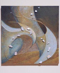 The Angels, 2007 (panel, perspex, tkanina, ołów, drut, złocenie, pigment, stal)