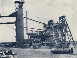 Pralka, De Beers (zdjęcie czarno-białe) autorstwa South African Photographer
