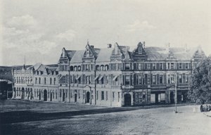 Church Square, East Side, Pretoria (zdjęcie czarno-białe) autorstwa South African Photographer