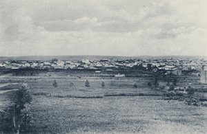 Jak wyglądał Johannesburg, zanim drzewa dorosły (zdjęcie czarno-białe) autorstwa South African Photographer