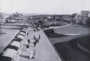 Ocean Beach, Durban (czarno-białe zdjęcie) autorstwa South African Photographer