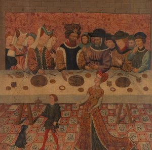 Salome tańczy przed Herodem.