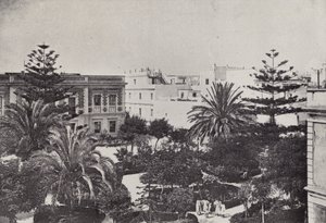 Kadyks: Plaza de la Reina (zdjęcie czarno-białe) autorstwa Spanish Photographer