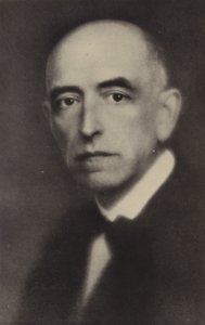 Manuel de Falla, hiszpański kompozytor (1876-1946) (zdjęcie czarno-białe) autorstwa Spanish Photographer