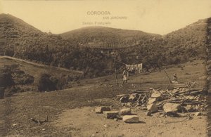 Klasztor San Jeronimo, Kordoba, Hiszpania (zdjęcie czarno-białe) autorstwa Spanish Photographer