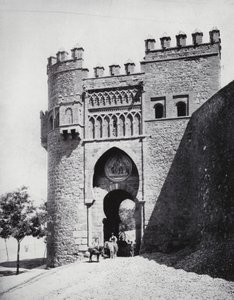 Puerta Del Sol, Toledo (zdjęcie czarno-białe)