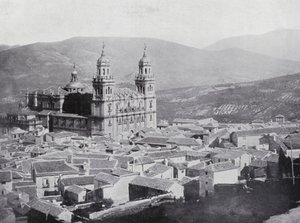 Katedra, Jaen (zdjęcie czarno-białe) autorstwa Spanish Photographer