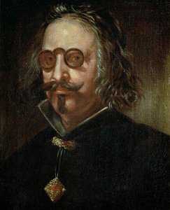 131-0795082 Portret Francisco de Quevedo y Villegas (1580-1645) (olej na płótnie) autorstwa Spanish School