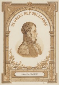Antonio Narino, kolumbijski przywódca wojskowy i polityczny autorstwa Spanish School