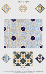 Azulejos, Malowane Płytki (kolor lito) autorstwa Spanish School