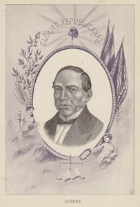 Benito Juarez, meksykański prawnik i polityk autorstwa Spanish School