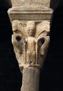 Stolica kolumny, z kościoła Santa Maria de l