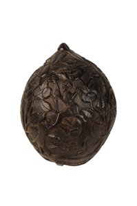 Rzeźbiona niedźwiadek z kokosowej skarbonki, hiszpański kolonialny, ok. 1800 (kokos) autorstwa Spanish School