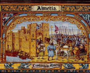 Podbój Almerii przez królów katolickich w 1488 r. (ceramika) autorstwa Spanish School