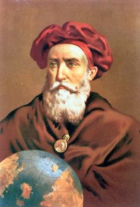IND 123 0784502/2 Vasco da Gama (c.1469-1525) portugalski nawigator autorstwa Spanish School