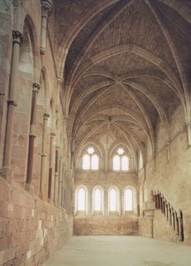 Wnętrze refektarza klasztoru, 1215 autorstwa Spanish School
