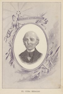 Miguel Hidalgo y Costilla, meksykański ksiądz katolicki i rewolucjonista autorstwa Spanish School