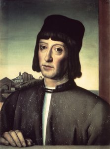 Portret Martina Alonza Pinzona (zm.1493) autorstwa Spanish School