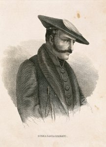 Portret Tomasa ZUMALACARREGUI (1788-1835), postaci z kampanii hiszpańskiej lub wojny o niepodległość i pierwszej wojny karlistów (rycina) autorstwa Spanish School