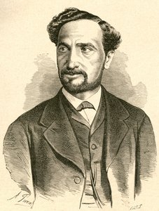 Práxedes Mariano Mateo Sagasta i uczony autorstwa Spanish School
