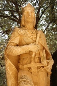 Posąg Alfonsa X (1221-84) Mądrego