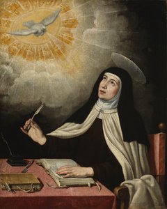 Teresa z Avila autorstwa Spanish School