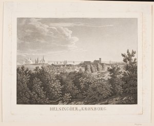 Helsingør i Kronborg autorstwa Søren Henrik Petersen
