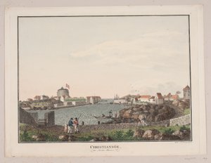 Christiansø. Nordhavn autorstwa Søren L. Lange
