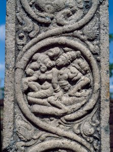Relief filaru świątyni buddyjskiej