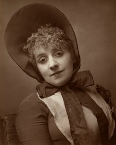 Kate Santley, urodzona w Ameryce brytyjska aktorka, piosenkarka, komiczka i menedżerka teatralna, 1883 r.