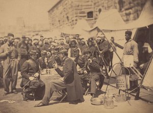 Duryea Zouaves, Mesa adiutanta Fort Schuyler, 18 maja 1861 r. autorstwa Stacy