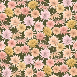 Wzór Mojave Desert Blooms, 2021 (ołówek grafitowy i cyfrowy) autorstwa Stacy Hsu