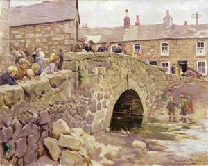 Na moście autorstwa Stanhope Alexander Forbes