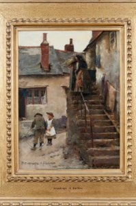 DZIECI NA UL. NEWLYN autorstwa Stanhope Forbes