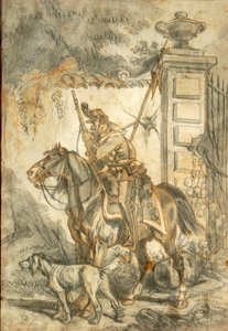 Ułani na patrolu, ilustracja Stanislao Grimaldi del Poggetto