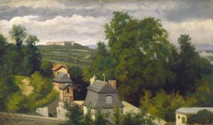 Widok na przedmieścia Caen, 18721875. autorstwa Stanislas Lepine
