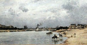 Most Austerlitz, Paryż (olej na płótnie)