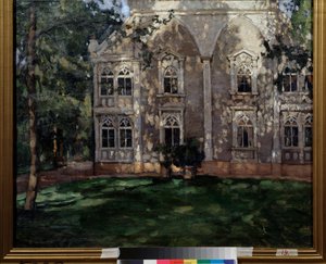 W parku. Malarstwo Stanisława Julianowicza Żukowskiego (Żukowski) (1873-1944), olej na płótnie autorstwa Stanislav Joulianovitch Joukovski