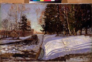 Marte. Pintor de Stanislav Yulianovich Zhukovsky (Zhoukovsky) (1873-1944), Huille sur Toilepolish autorstwa Stanislav Joulianovitch Joukovski