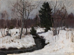 Wczesna wiosna 1926 autorstwa Stanislav Julianovic Zukovskij