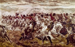 „Szarża Scarlett 300 czyli Ciężka Brygada pod Kominiarką 25 października 1854 r.”, ok. 1890 r.