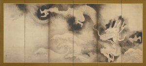 Smoki i Chmury, okres Momoyama lub Edo, 1590-1640.