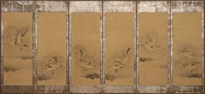 Wild geese, Momoyama or Edo period, 1568-1640.    1164651   pl       polish Successfully Translated  Original: Cover by Anon of score of opera Turandot by Giacomo Puccini Translat: Cover by Anon of score of opera Turandot by Giacomo Puccini 1422030 pl poli