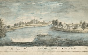 Batchacre Park: rysunek podbarwiony, nd [?XIX w.]