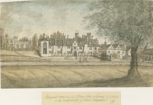 Sala Blithfield: malarstwo akwarela, nd [XVIII w.] autorstwa Stebbing Shaw