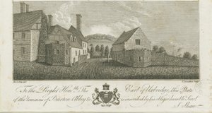 Opactwo Burton-upon-Trent: grawerowanie, nd [c1795] (druk) autorstwa Stebbing Shaw